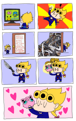 frizas:giorno finally understanding the true extent of his powers