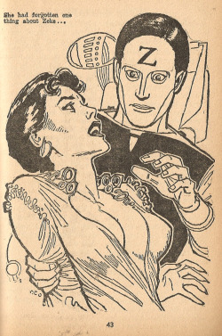 Illustration by &lsquo;Emsh&rsquo; (Ed Emshwiller) for Basil Wells&rsquo; 'Utility Girl&rsquo; from The Original Science Fiction Stories magazine, No. 11 (Strato Publications, 1959). From Sue Ryder in Hockley, Nottingham.