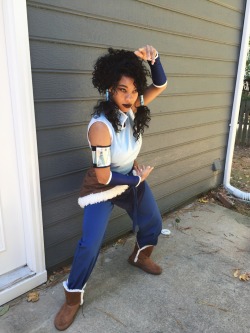 kieraplease:  kieraplease:  going to make a video on this Korra outfit!!  literally waiting for it to upload now // www.youtube.com/kieraplease 