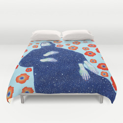 natalieff:  Duvet covers are now available on Society6, wohoo:-) “I love sleep. My life has the tendency to fall apart when I’m awake, you know?” - Ernest Hemingway   