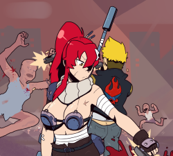 “© I want at least Yoko involved in some Fallout badassery, if that&rsquo;s possible and it also coming out as something you love.“ commission for fuckyeahstephh.Well, I like how it came out, anyways.