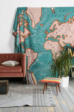 urbanoutfitters:  Giving our room juuust the right pop of color.
