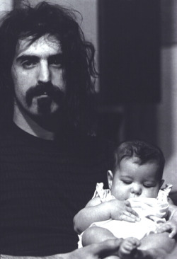 Zappa and his son.