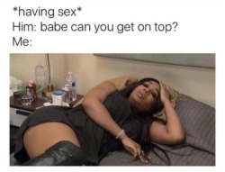 jehovahhthickness:  kidgxku:   jehovahhthickness:   kidgxku:   jehovahhthickness:  Pillow princess 👸🏿  I swear y'all ladies be lazy af when it comes to sex lol   And???? So???   Lol so that means get y'all lazy behinds up on the dick, and ride it.