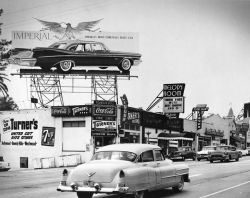 theniftyfifties:  Sunset Boulevard, Los Angeles,