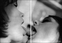 kaltsektion:    COSEY FANNI TUTTI‘The Kiss’First shown in 2001 as part of her solo exhibition RE-VIEWED at theStation Gallery, Frankfurt, Germany.Two large format diptych photographic prints.  