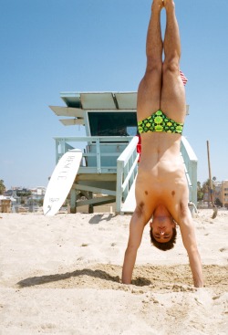 apex35mm:  UK Diver Chris Mears in Santa Monica from my upcoming spread in Gayletter Magazine (Issue 3) photo by Alexking.com // Instagram // Flickr 