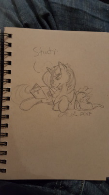 inkybeaker:  Sketches done during Bronycon! :3 Sorry for the bad lighting