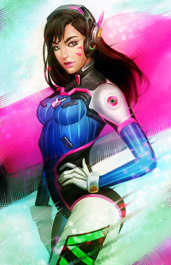 itsprecioustime:  Some D.Va just in time for Fanime! prints available here 