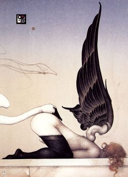  Almost Fallen Angels by Michael Parkes