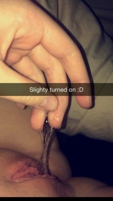 our-lesbian-adventure:Rachel sent me this snap chat the other day, my panties were dripping wet all day at work. I had to change them twice, good job I always keep a spare pair with me ;)  The day to day life of a real lesbian couple, Lauren and Rachel,