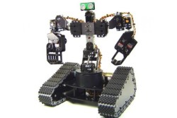 8bitfuture:  DIY Johnny 5 robot kit available. The USũ,400 kit lets you create a fully functional model of the robot from the 80s movie Short Circuit.  The robot is made from Servo Erector Set aluminum brackets, custom injection molded components, and