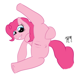 Pinkie PresentingHere&rsquo;s some Pink Party Pony, because I don&rsquo;t think I have much of her, and  she is the partyest of ponies.Also, Triple Sketch! This is my third daily sketch in a row!