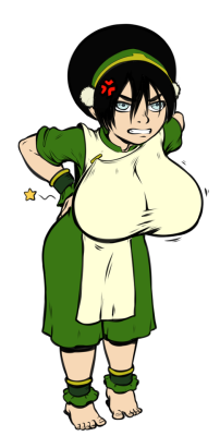 cosmiccolorstheuniverse: Art belongs to @goodbadartist @goodbadlewd Colors by Myself a “Toph” heavy request someone made on 4chan 