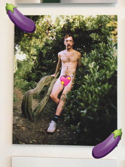 harryclaytonwright:  A nude portrait of me, shot on film at a gay cruising ground, is on show as part of the Brighton Photo Biennial. Emojis not included.Photo by Bharat Sikka.http://2016.bpb.org.uk/event/reimagine/