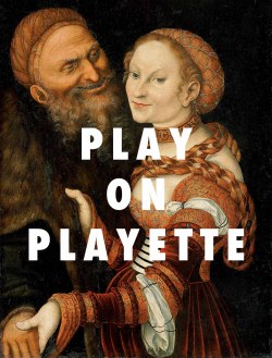flyartproductions:  Courtesan don’t play around, cover much ground, got game by the pound. Courtesan and Old Man (c. 1530), Lucas Cranach / No Diggity, Blackstreet feat. Dr. Dre &amp; Queen Pen  
