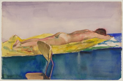 ganymedesrocks:  Patrick Angus (1953 - 1992).  Patrick Angus’s Honest Images of Gay Life with their Fauvist hues and Pop-inflected renderings, made during the AIDS crisis, should continue to remind us through its Social Realism imagery, that we live