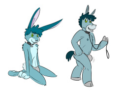 Fursonas.I have big furry feels at the momentThe wonderful Furii from FA doodled me as my two chosen fursonas a Bunboy and a donk. I may just appear again in the future in these forms. I want more commissions from my fave artists!