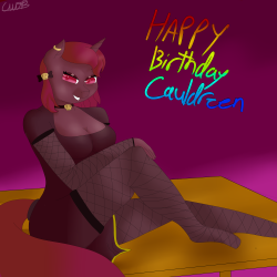 crazedwd:  So it was http://cauldroneer.tumblr.com/ Birthday yesterday and I’ve been drawing her something for it :3 Hope she likes it.Will post the NSFW versions in separate post  Late isn&rsquo;t an issue. Thank you kindly :D