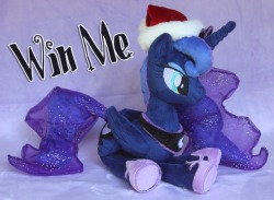 nazegoreng:  OFFICIAL Nazegoreng’s Christmas Plush Giveaway post Reblog for your chance to win this Princess Luna Plush absolutely free. Postage will be covered to all countries.  One reblog per person. Favs do not count as an entry.  More ways to