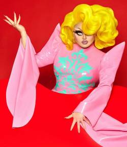 dragmakeup:  Get into it! @kimchi_chic by @sanchezzalba for the upcoming issue of @queen.zine ❤💕💞 #rpdr #dragrace #rupaulsdragrace