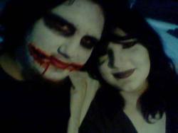 My wife, and I went as Jeff &amp; Jane for Halloween. :3( This was after walking around for quite a while So. the latex started peeling away near my mouth But, Eh. It still looks good. :D )