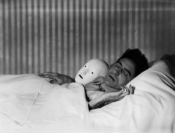 Berenice Abbott - Jean Cocteau in Bed with