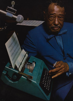 thepieshops:  Duke Ellington at the Keyboard Olivetti’s Studio 45: the Brightwriter 