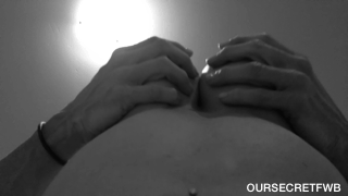 oursecretfwb:  This is a little clip I took while she was straddling my head grinding her pussy into my face. -B