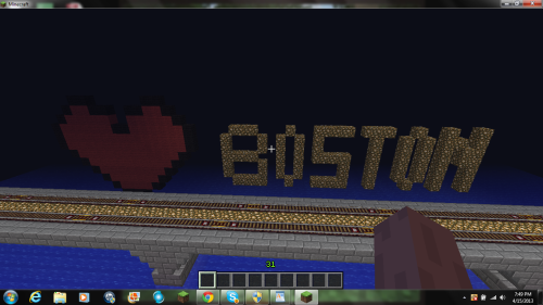 Porn photo Our Minecraft server loves Boston. We’re