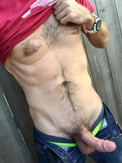 nydirty30:Showing off his handsome cock