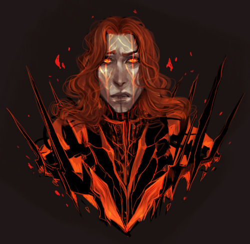 I’ve decided I’ll post these in order of appearance on the #sixfanarts grid. First of the batch is Mairon / Sauron.  Support my work | Ko-fi ☕ / Patreon  