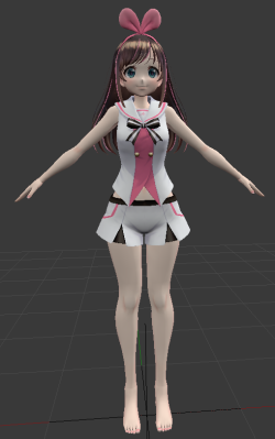 Of course. As soon as i start thinking about porting the Kizuna AI model, there is a new “release” with the materials fixed. It looks nice, buuuut she doesn’t have her gloves/whateveriscalled, stockings and boots, so&hellip; i don’t know what