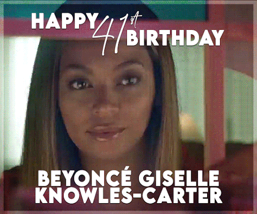 beyonce-knowles-carter:  I’m one of one. I’m number one. I’m the only one. Don’t even waste your time trying to compete with me. HAPPY 41ST BIRTHDAY BEYONCÉ GISELLE KNOWLES-CARTER!(September 4, 1981)    Happy Birthday B!!!