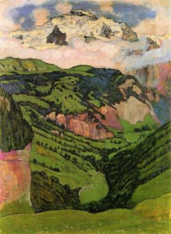 Ferdinand Hodler.Â The Jungfrau from Isenfluh.Â 1902.Â 