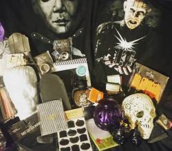 lizzylovessatan:  Post #halloween clearance haul ~ from walmart, target, michaels, Walgreens and kohls! 👻💀👿🎃 There wasn’t a ton left at most places, but we managed to sneak off with some great stuff! I got a job just in time 💜 