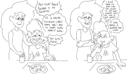 jankybones:  In the last SU Podcast I had a question answered, which was awesome! But then… Kat Morris mentioned that as a trade off for his new powers, being undead, and such, Lars may have lost his sense of taste. So he can eat food occasionally to