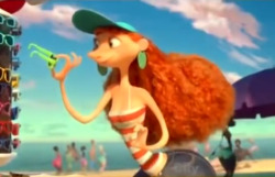 slbtumblng:  artdevil91: I found a bit more footage of the thick red head from the short “Inner Workings” that’s supposed to play before Moana. This footage was found playing during an interview with Breakfast Television Toronto.  Here’s the video