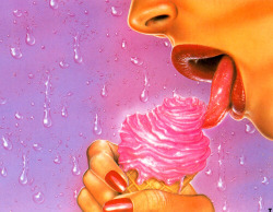 sleazeburger:Japanese airbrushed erotica appreciation post