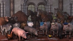  The Witcher 3: Wild Hunt Animal Pack Animal models from The Witcher 3: Wild Hunt.Bear, wolf, pig, cow, three litte pig, oriole, crow, rooster and  whale models.  Multiple skins for the bear, wolf, cow, whale and pig  models.Re-upload of Roach model