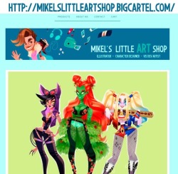 FINALLY GUYS!! My shop is Open!! mikelslittleartshop.bigcartel.com and Also EVERYTHING IS 20% Off to celebrate the Launch!! With the code MIKELSLITTLESHOP20 ! Till December 25th!! MORE THAN 40 PRINTS AVAILABLE!! Go check it out and maybe buy some cool