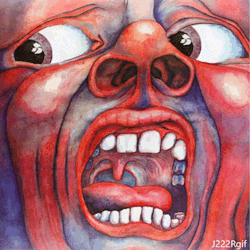 j222rgif:  Music cover of King Crimson - In the Court of the Crimson King (1969) 