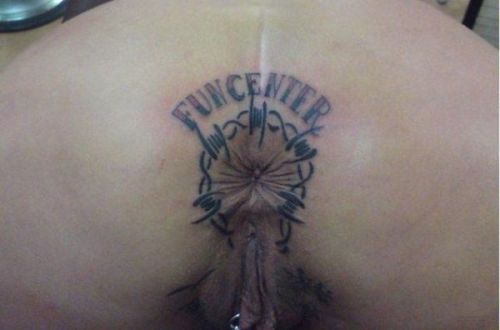 Every woman needs this tattoo as soon as they come of sexual age. So men know which hole to use so you don’t accidentally knock them up.