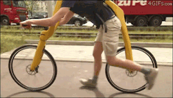 thirteenfunbreaker:  sliverdemon:  feather-in-my-cap-and-cheese:  urbendisaster:  what?  The wheels take impact and stress off your legs, and the position helps your spine, but you’re still doing running motions instead of biking motions, so your legs