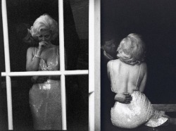 insearchofthelostsarah: President JF. Kennedy &amp; Marilyn Monroe   This is the work of the contemporary UK photographer Alison Jackson, who uses celebrity lookalikes in all of her work to critique our modern celebrity culture. These images were created