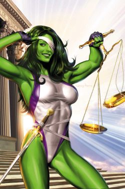 rule34andstuff:  Wonder Woman Vs. She-Hulk.