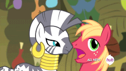 rangerpone:  Big Mac you don’t have to open your muzzle that wide……Zecora doesn’t even have a horsie wiener…  XD