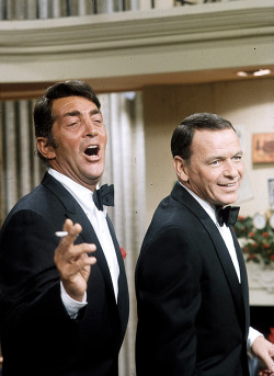 franksinatraarchive: Frank and Dean on the  Dean Martin Christmas Special, 1967 the spirit