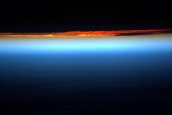 canadian-space-agency:  Day 152. Sunrise has a way of showing itself even at bedtime. Good night from the Space Station! #YearInSpace August 26, 2015.Credit: NASA Astronaut Scott Kelly’s Twitter Account