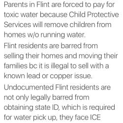 47mystics:  Flint, MI still doesn’t have clean water…two years later. 